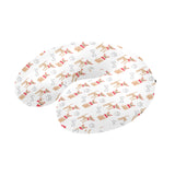 Chihuahua bone paw pattern U-Shaped Travel Neck Pillow