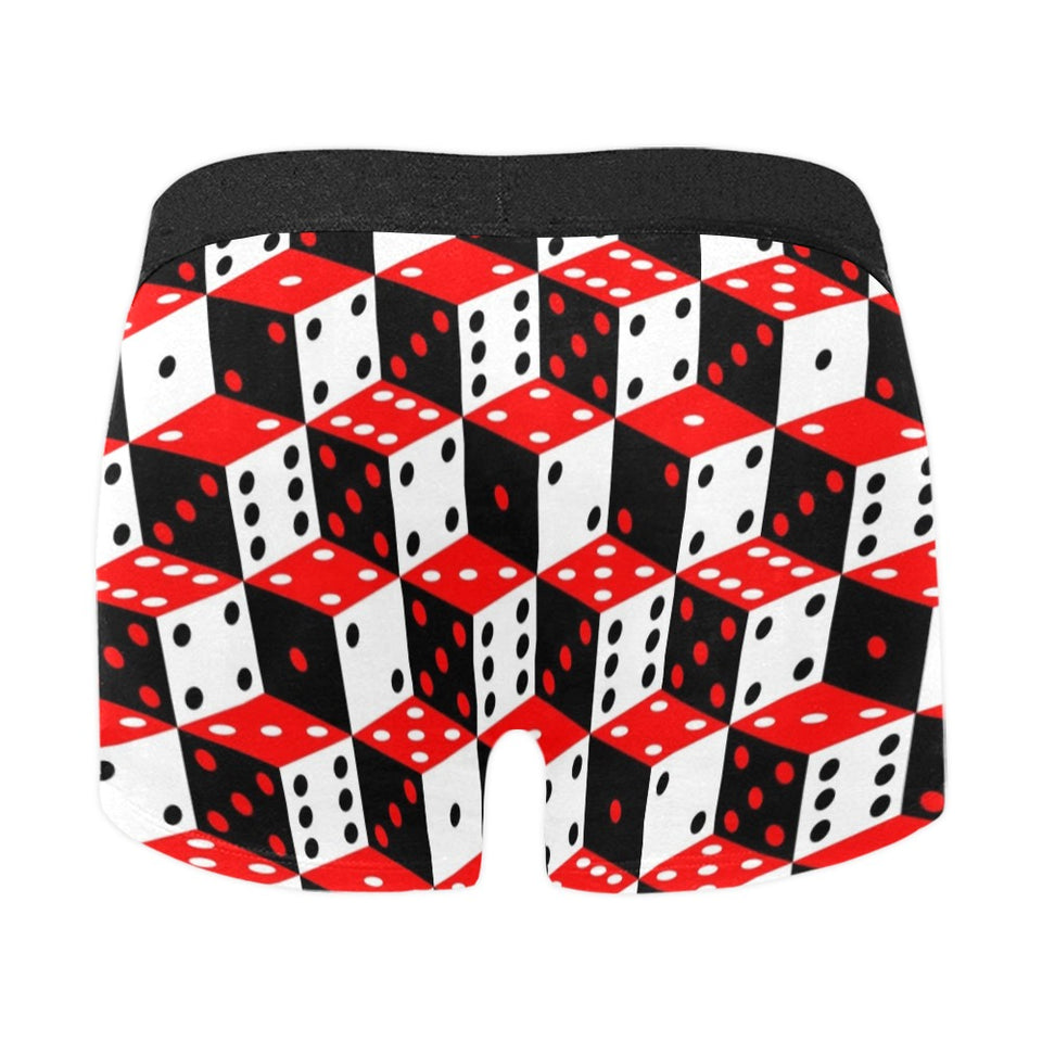 Dice Pattern Print Design 02 Men's All Over Print Boxer Briefs Men's Underwear