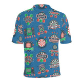 Darts Pattern Print Design 02 Men's All Over Print Polo Shirt