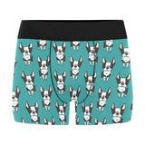 Hand drawn boston terrier dog pattern Men's All Over Print Boxer Briefs Men's Underwear