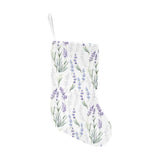 Hand painting Watercolor Lavender Christmas Stocking