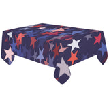 Red blue star pattern Tablecloth