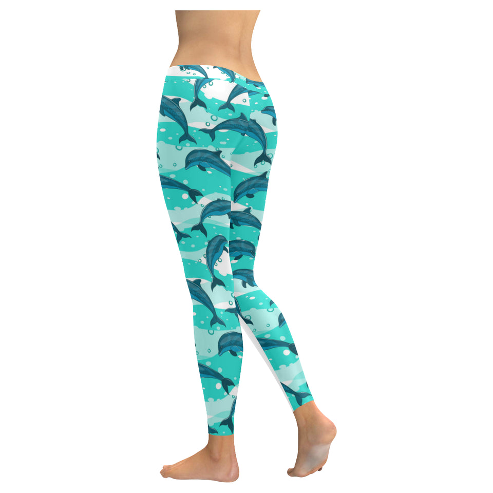 Dolphin sea pattern Women's Legging Fulfilled In US