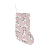 Cute zebra pattern Christmas Stocking
