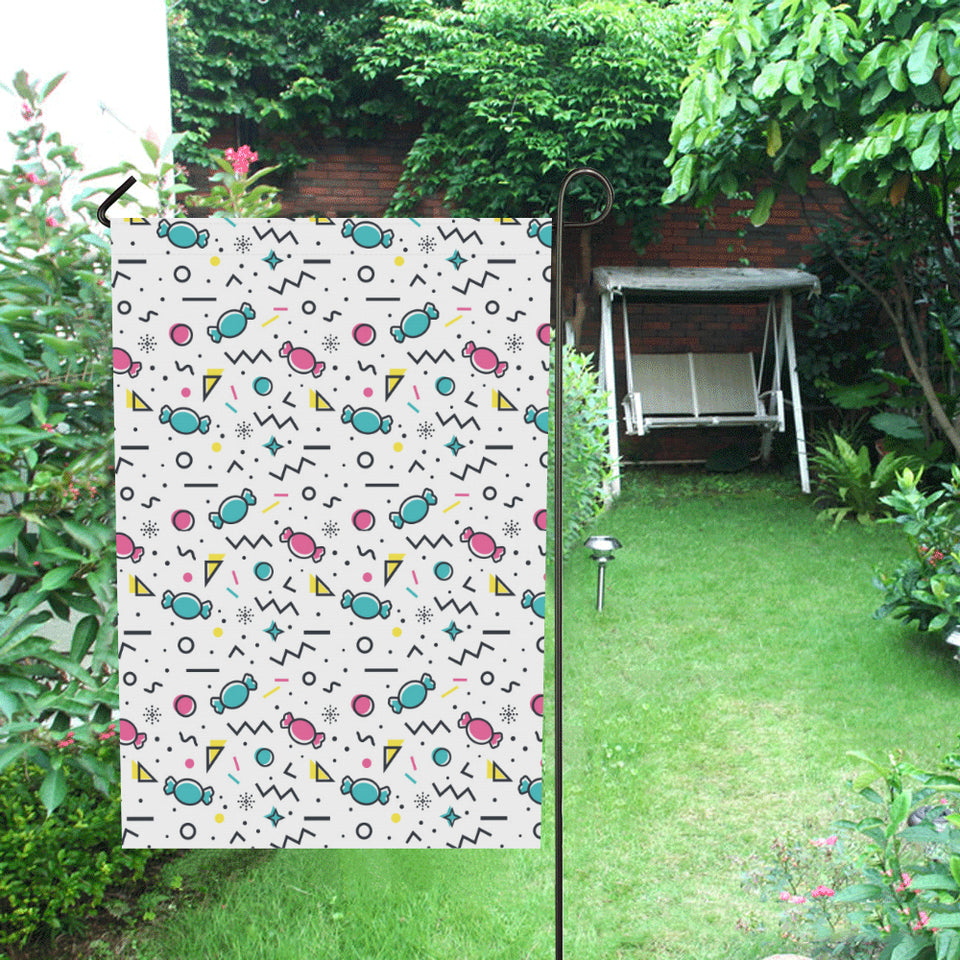 Candy design pattern House Flag Garden Flag