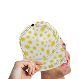 Sun pattern All Over Print Snapback Cap