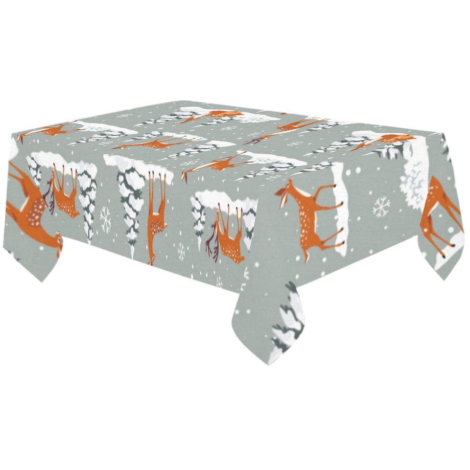 Beautiful deers Winter Christmas Tablecloth