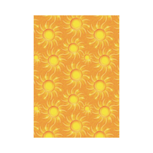 Sun orange background House Flag Garden Flag