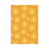 Sun orange background House Flag Garden Flag