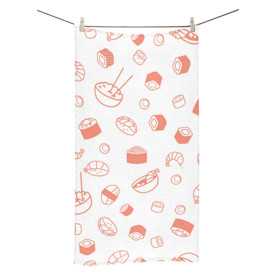 Sushi pattern Bath Towel