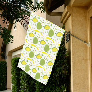 Durian pattern background House Flag Garden Flag