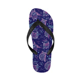 Cute owls pattern boho style ornament Unisex Flip Flops