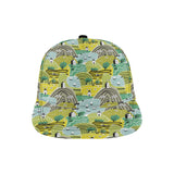 Hand drawn windmill pattern All Over Print Snapback Cap