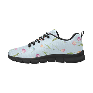 Watercolor Tulips pattern Women's Sneaker Shoes