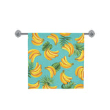Banana Palm Leaves pattern background Bath Towel