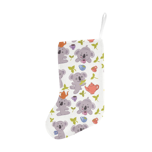 Cute koalas teapots tea Christmas Stocking