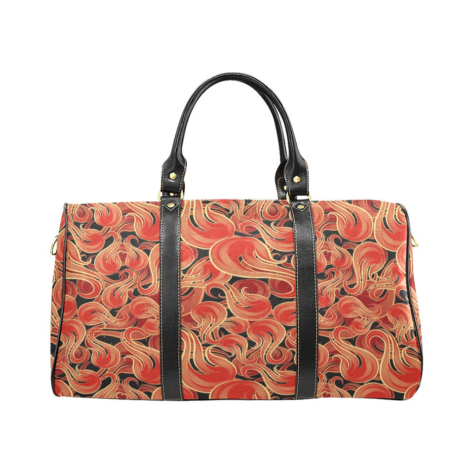 Fire flame pattern Travel Bag