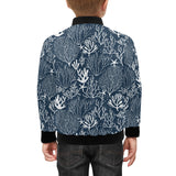 Coral Reef Pattern Print Design 05 Kids' Boys' Girls' Bomber Jacket