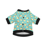 Sandwich Pattern Print Design 03 All Over Print Pet Dog Round Neck Fuzzy Shirt