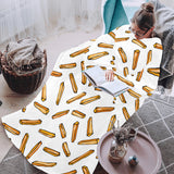 French fries potato pattern Blanket Robe with Sleeves
