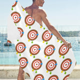 Darts Pattern Print Design 04 Beach Towel