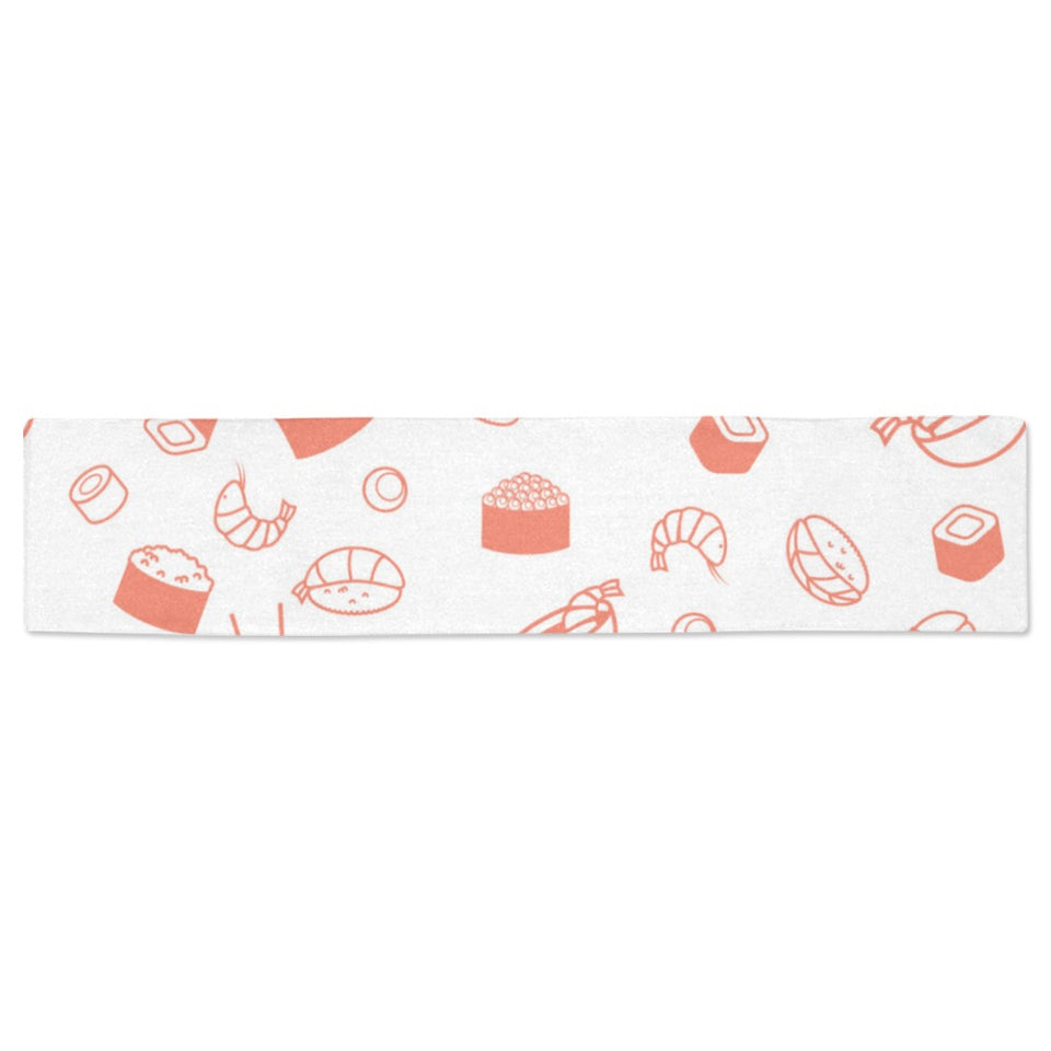 Sushi pattern Table Runner