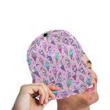 Cute ice cream cone animal pattern All Over Print Snapback Cap