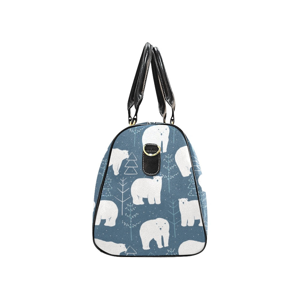 polar bear mother her child pattern Travel Bag