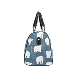 polar bear mother her child pattern Travel Bag