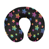 Colorful star pattern U-Shaped Travel Neck Pillow