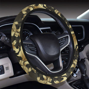 Goldfish Pattern Print Design 01 Car Steering Wheel Cover