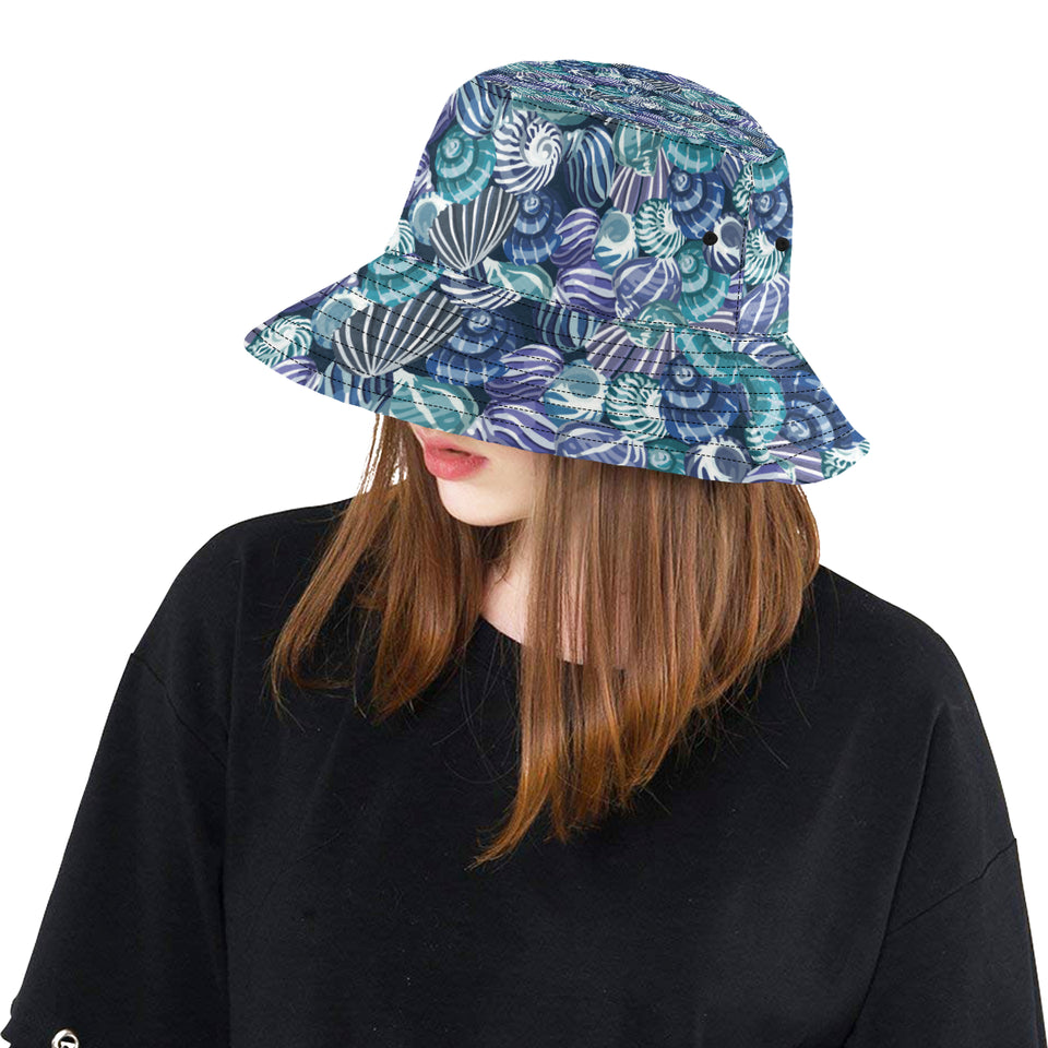 Shell design pattern Unisex Bucket Hat