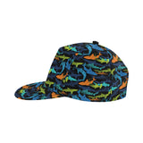 Colorful shark All Over Print Snapback Cap