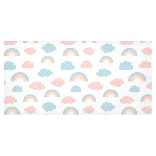 Cute rainbow clound pattern Tablecloth