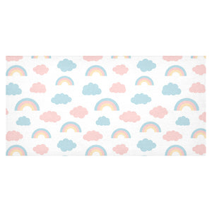 Cute rainbow clound pattern Tablecloth