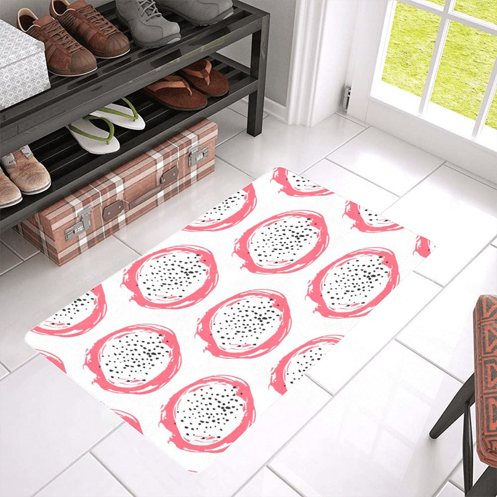 Hand drawn dragon fruit Doormat