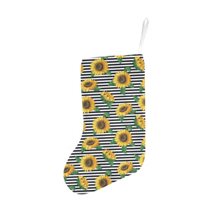sunflowers ribbon background Christmas Stocking