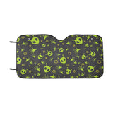 Alien Pattern Print Design 02 Car Sun Shade