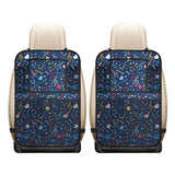 Music Notes Pattern Print Design 03 Car Seat Back Organizer