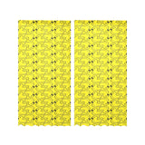 Duck Pattern Print Design 02 Gauze Curtain