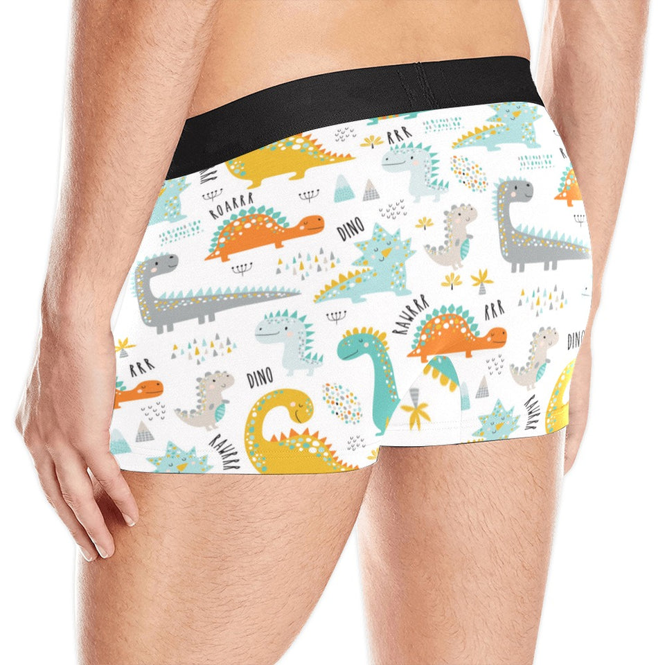 Cute funny kids dinosaurs pattern Men's All Over Print Boxer Briefs Men's Underwear