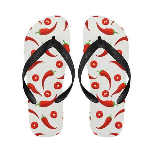 Chili pattern Unisex Flip Flops