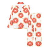 Grapefruit pattern Women's Long Pajama Set