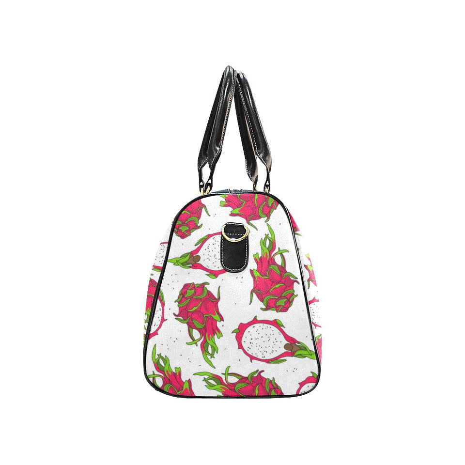 dragon fruits white background Travel Bag