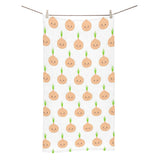 cute onions smiling faces Bath Towel
