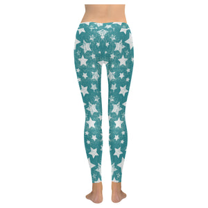 Vintage star pattern Women's Legging Fulfilled In US