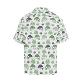 Chameleon lizard succulent plant pattern Men's All Over Print Hawaiian Shirt