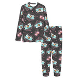 Camera Pattern Print Design 04 Women's All Over Print Pajama Set