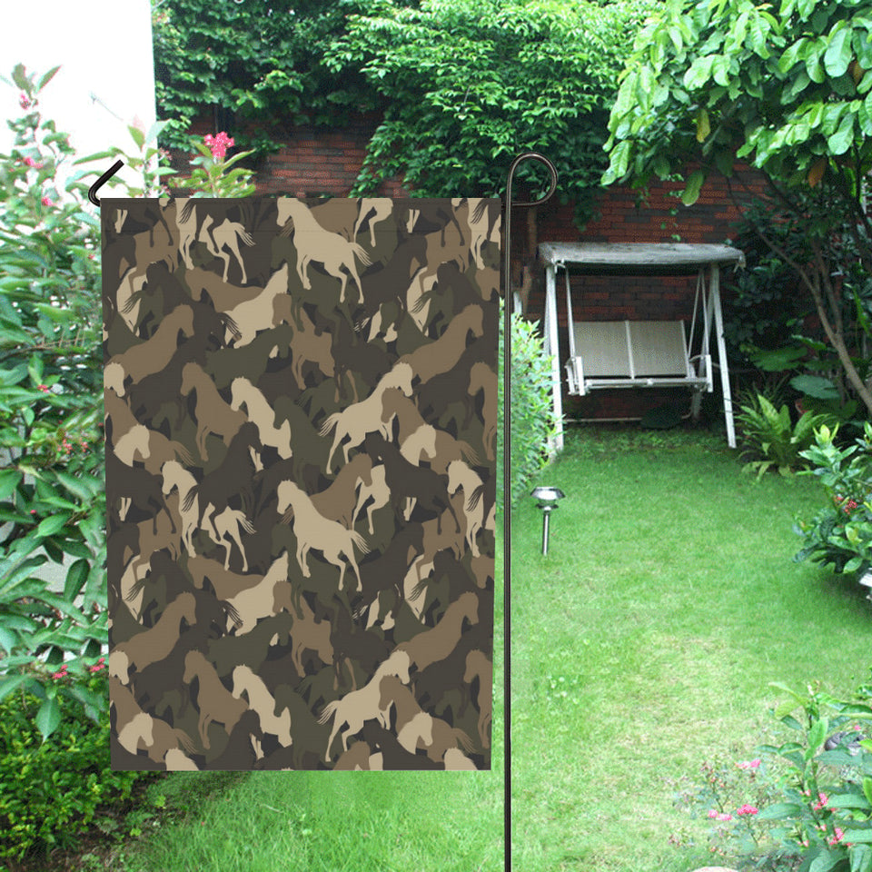 Horse Camouflage Pattern House Flag Garden Flag