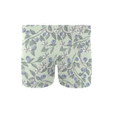 hand drawn blueberry pattern Men's Swimming Trunks